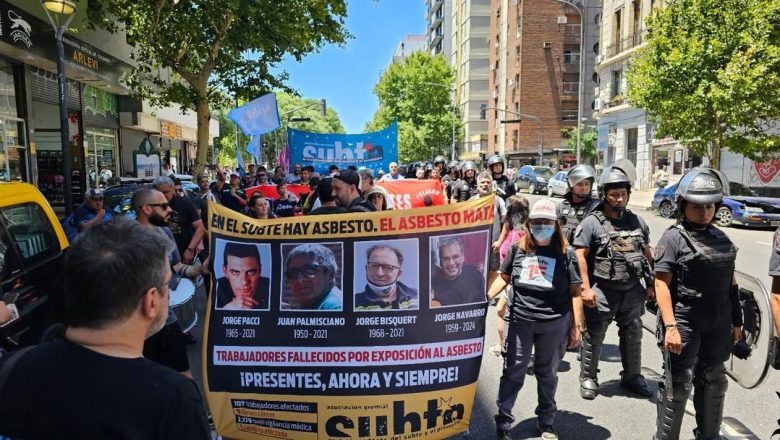 Trabajadores del Subte marcharon para exigir que se compren los trenes sin el cancerígeno asbesto