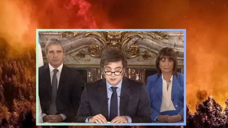 Denuncian penalmente a Javier Milei, Patricia Bullrich y Luis Caputo por incendios en la Patagonia