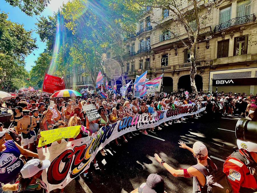 Una marea humana contra el fascismo de Milei