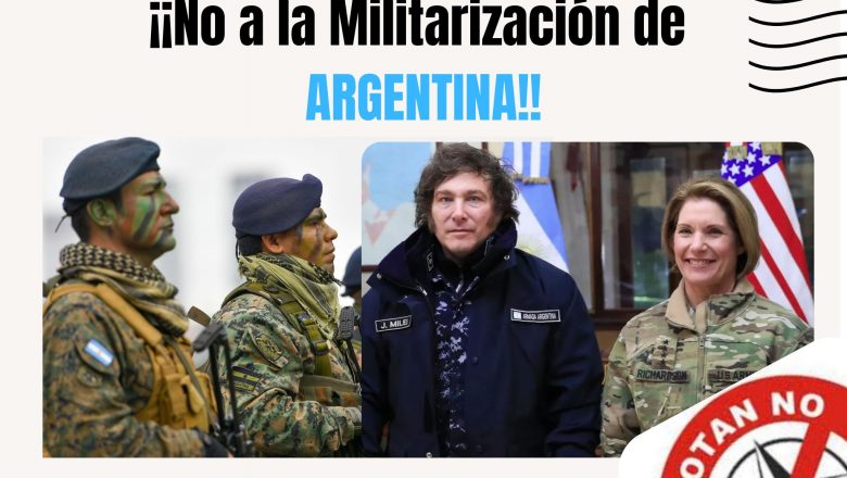 Declaración: ¡¡No a la Militarización de Argentina!!