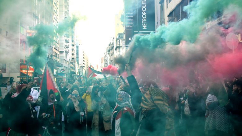 Solidaridad en Buenos Aires con la Marcha Global a Gaza