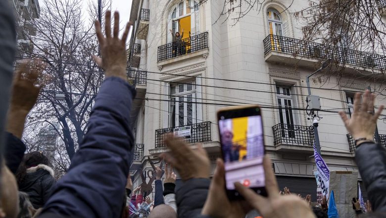 Movilización en defensa de la democracia y contra la proscripción a Cristina Kirchner