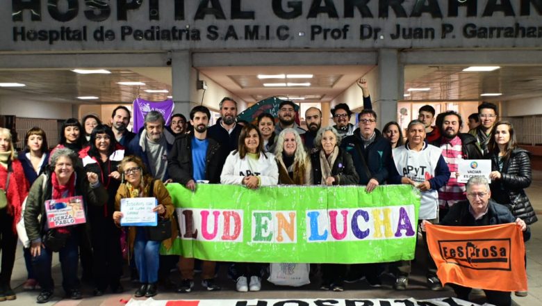 Jornada Nacional de Lucha en defensa del Garrahan y de la salud pública el miércoles 11