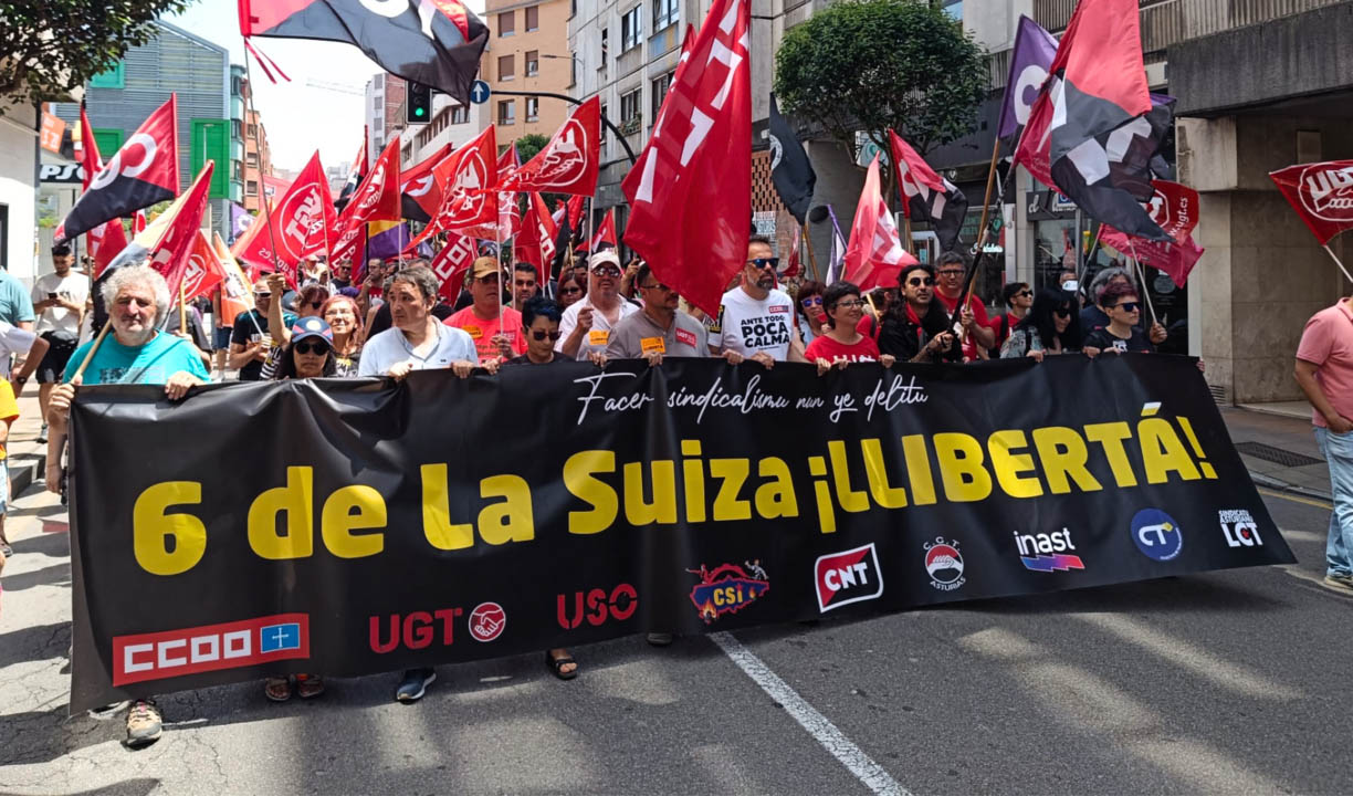 Seis sindicalistas son condenadas a cárcel en España por “concertarse y confabularse para presionar a un empresario”