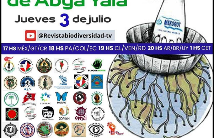 Webinar sobre Mekorot en solidaridad con Palestina y defensa de nuestrAmérica