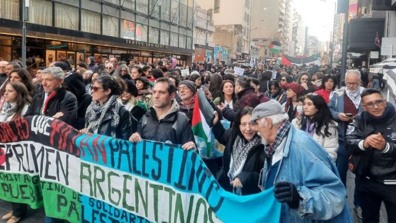 Marea Roja por Palestina: convocatorias en todo el país