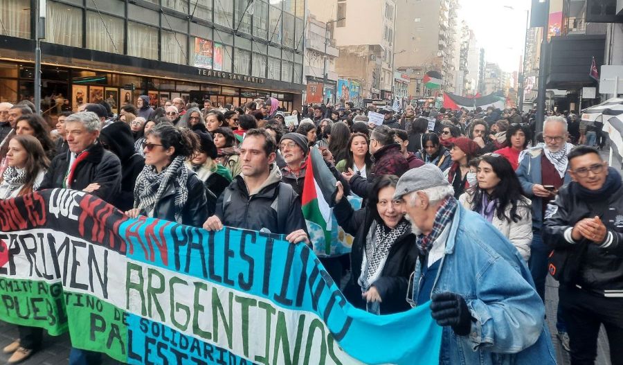 Marea Roja por Palestina: convocatorias en todo el país