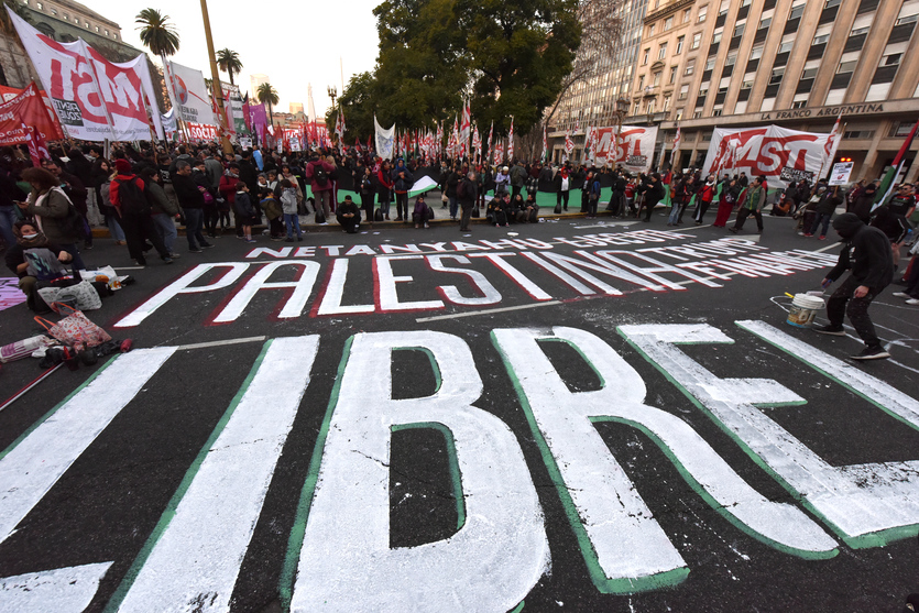 Marcha en solidaridad con Palestina: “Gaza muere de hambre, el tiempo se acabó”