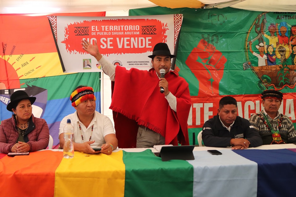 Ecuador. CONAIE: Agradecimiento de Leonidas Iza Salazar a la lucha de los pueblos