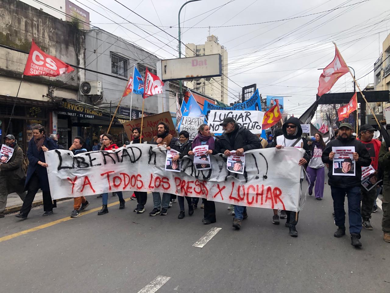 Lomas de Zamora: por la libertad de Thiago Florentin