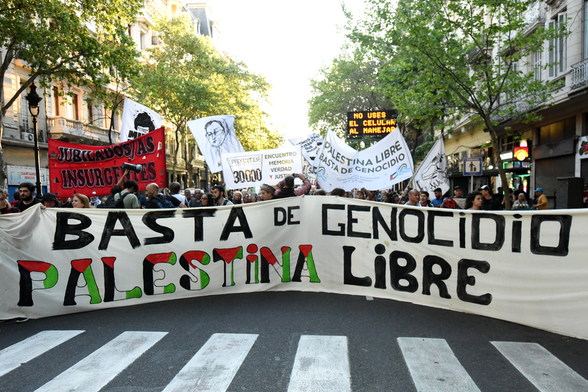 CABA: Repudio a la agresión del Estado genocida de Israel contra la Flotilla Global Sumud