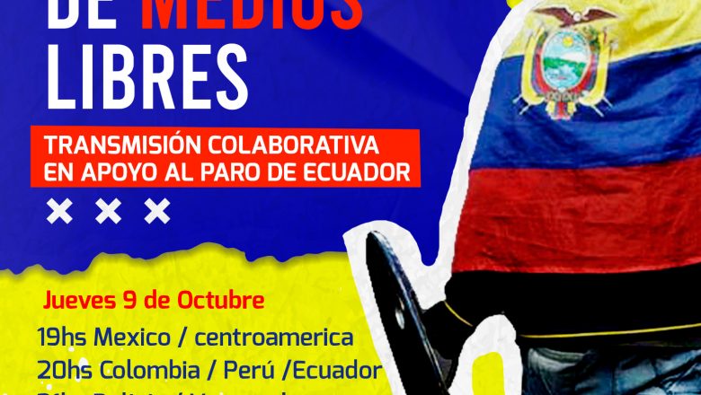 Cadenazo de medios libres: ¿Por qué hace 17 días hay paro en Ecuador?