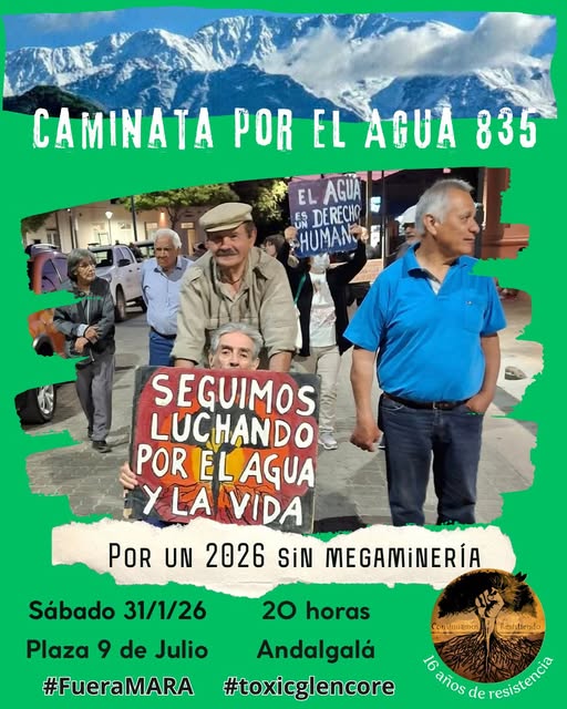 Argentina_Andalgalá: Defender el Agua y la Vida, contra el saqueo y la destrucción