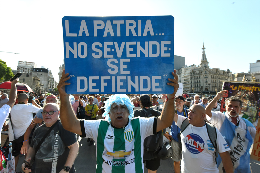 Los jubilados no paran sus reclamos de los miércoles