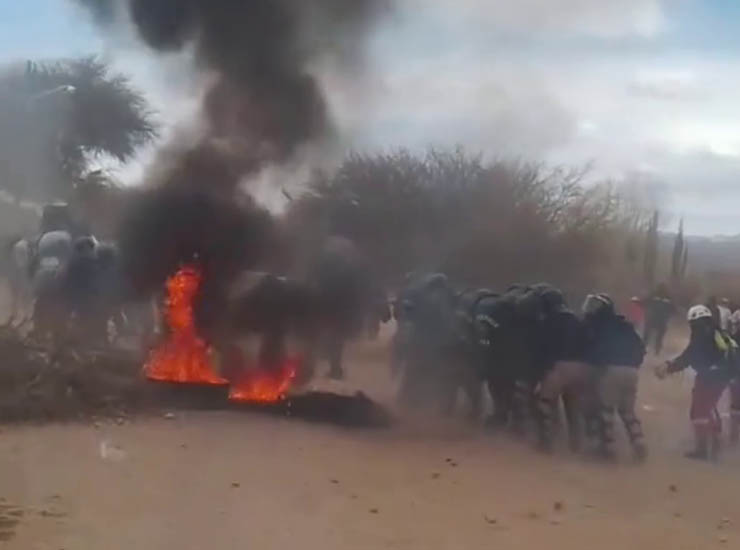 Jujuy: Desalojo arbitrario y represión contra la comunidad Santa Rosa en Humahuaca
